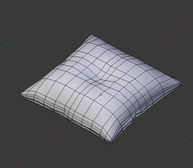 座布団 3Dモデル