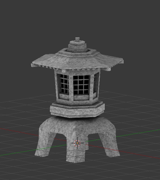 石灯籠 3Dモデル