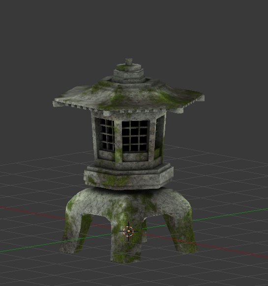 石灯籠 3Dモデル