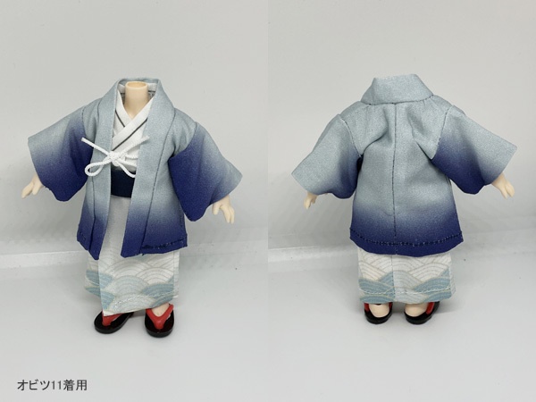 ねんどろいどどーる/オビツサイズの着物(羽織り付き)