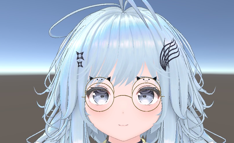 【無料】猫乗り眼鏡です