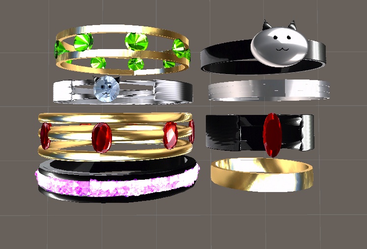 【無料】指輪たちです