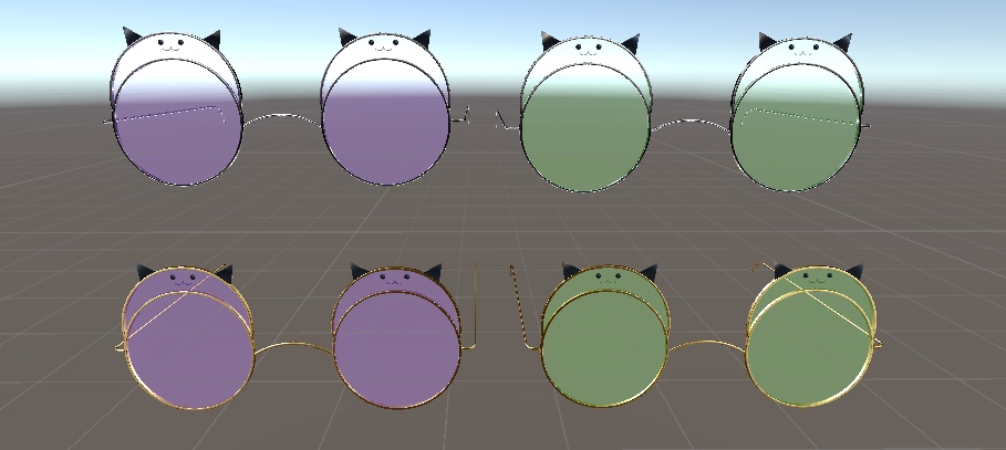 猫乗りサングラスです