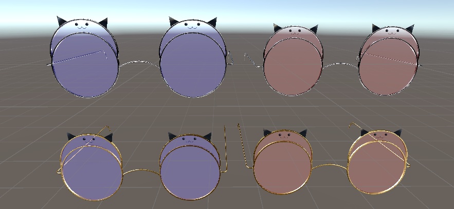 猫乗りサングラスです