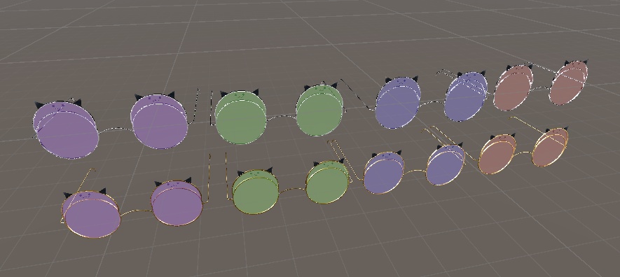 猫乗りサングラスです