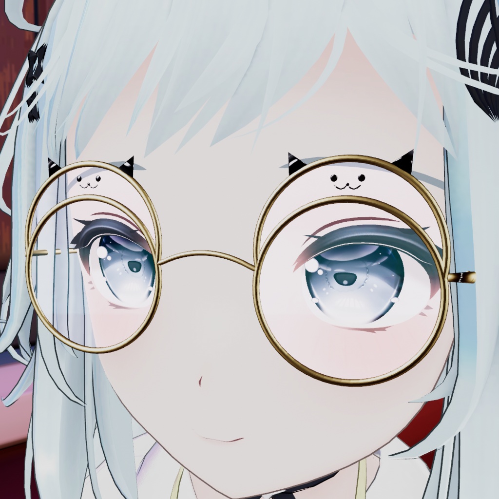 猫乗り眼鏡