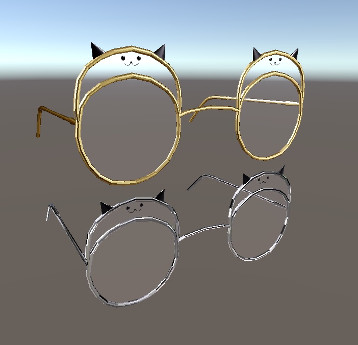 猫乗り眼鏡