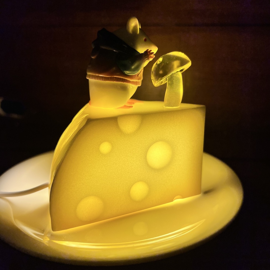 チーズランプ(夕暮れの木)