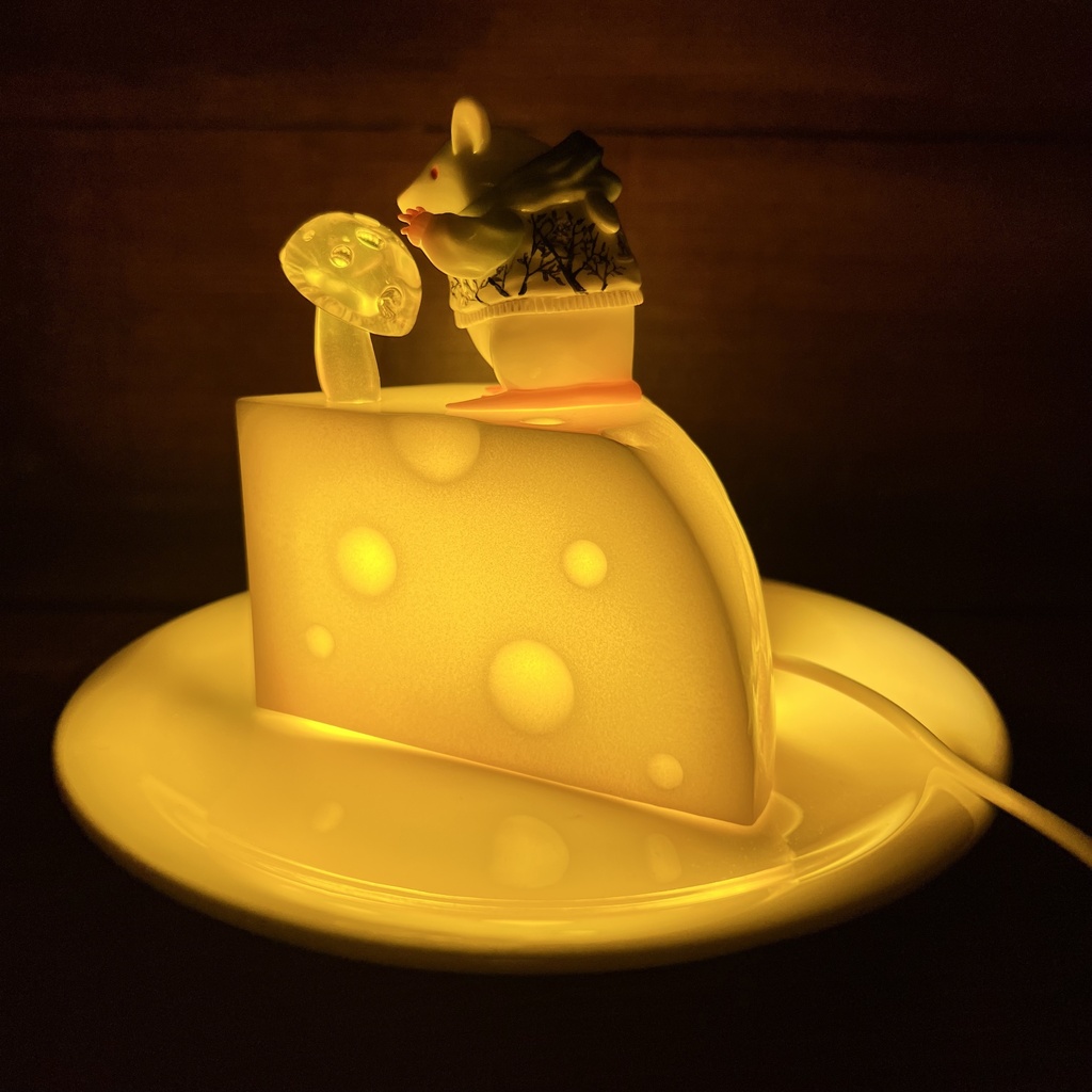 チーズランプ(夕暮れの木)