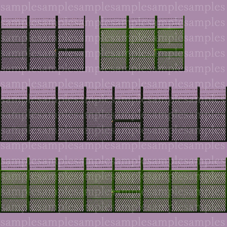 無料ツクール素材 フェンス!