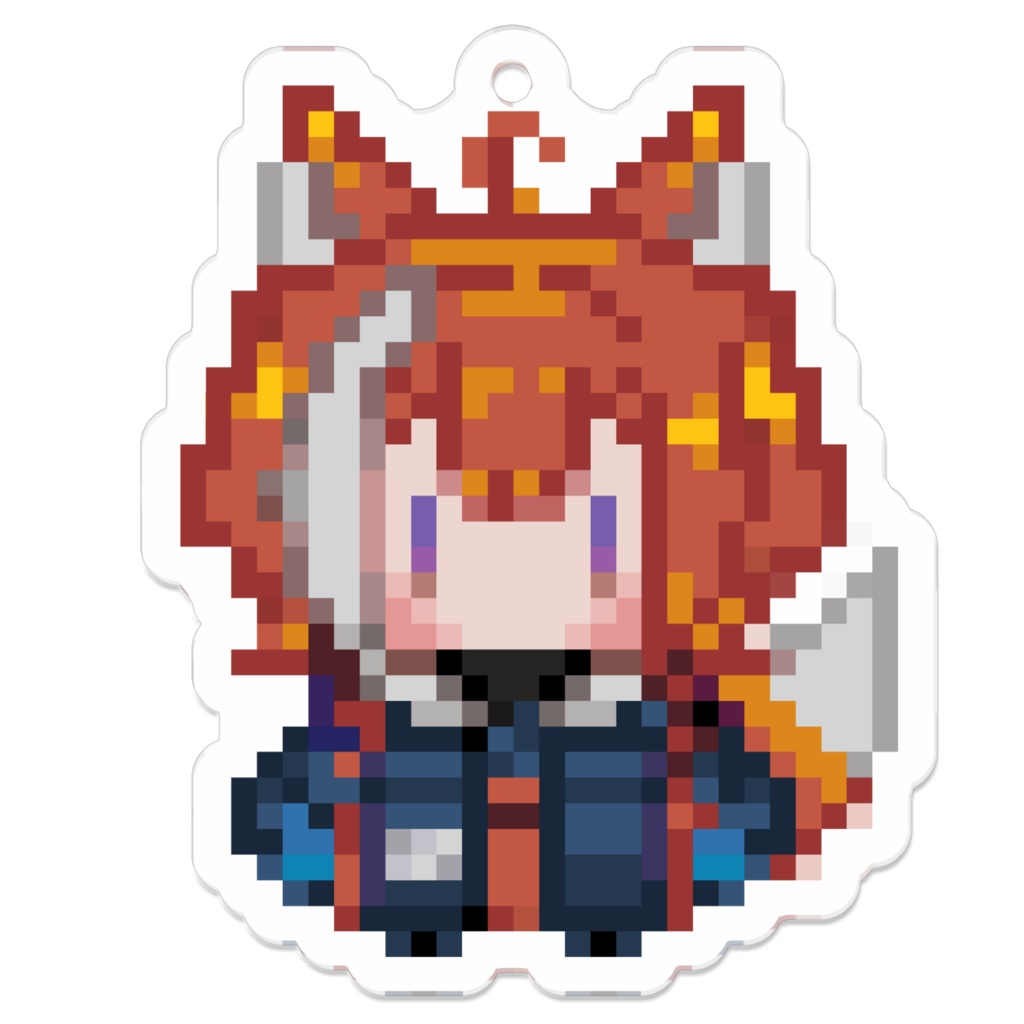 サトちゃんドット絵アクキー