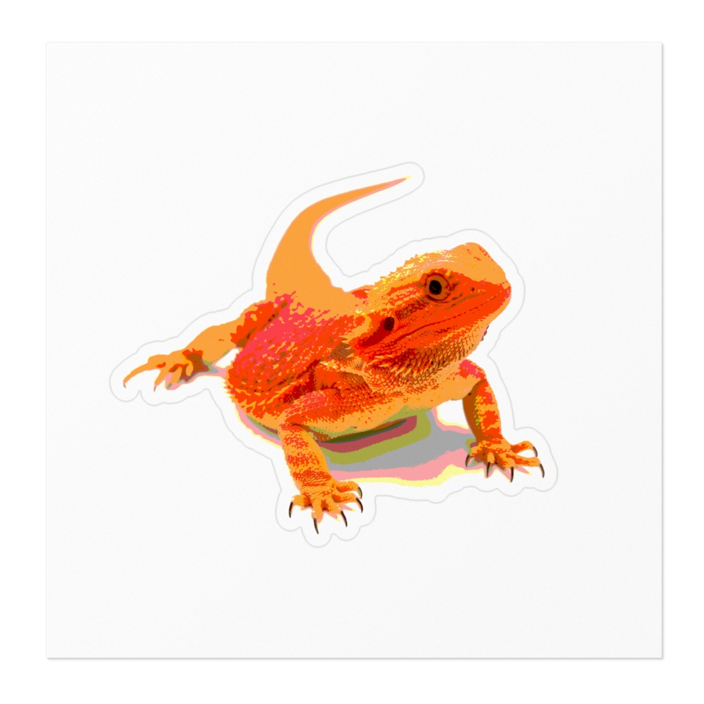 フトアゴステッカーvol.1 〜すざく〜大