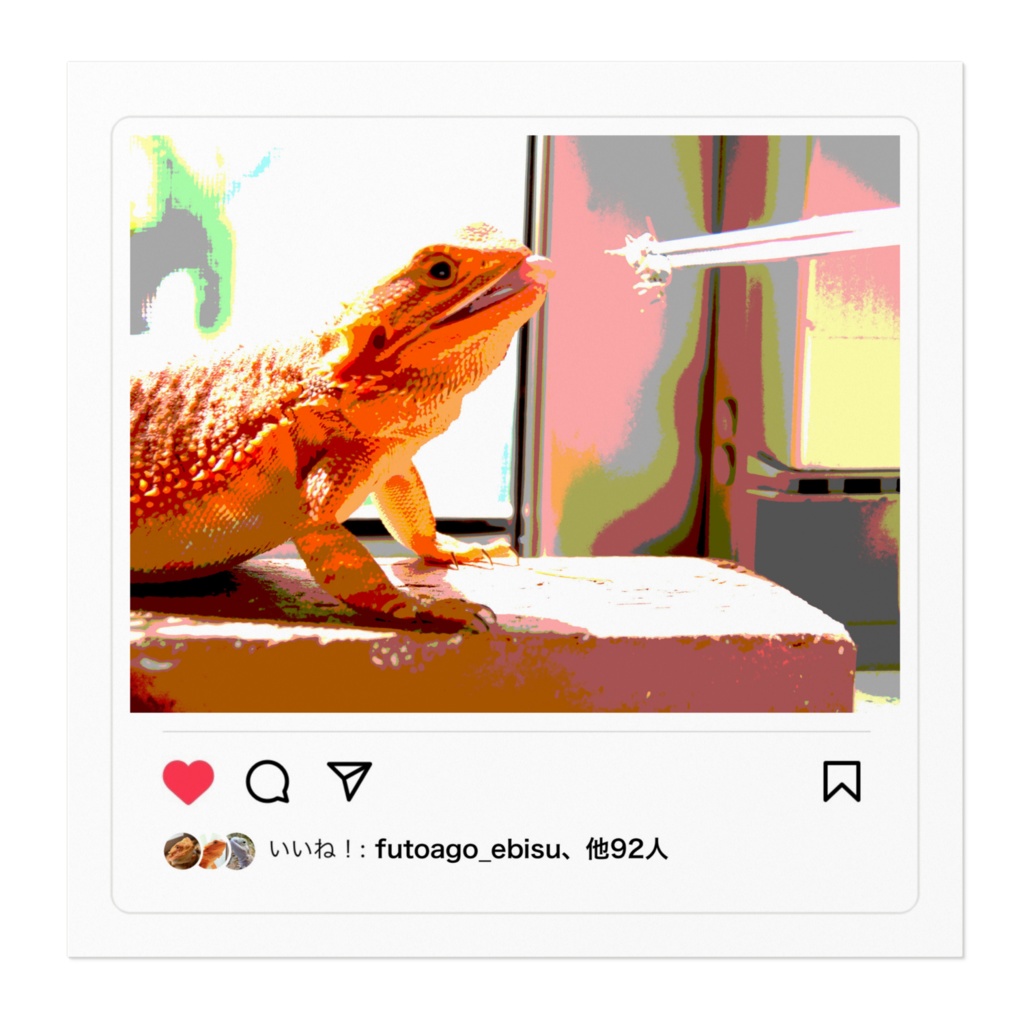 フトアゴステッカーvol.2 〜すざく〜