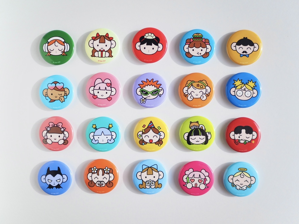 【コンプ】缶バッジくじ21種コンプリートセット