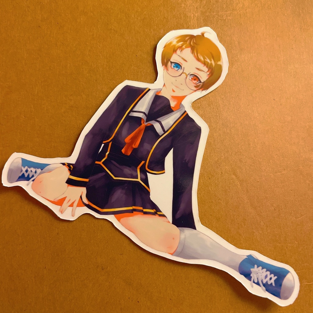 月英学園フレークシールセット Ver.生徒会