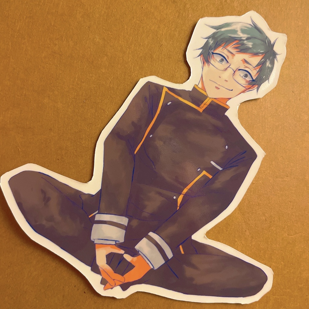 月英学園フレークシールセット Ver.生徒会