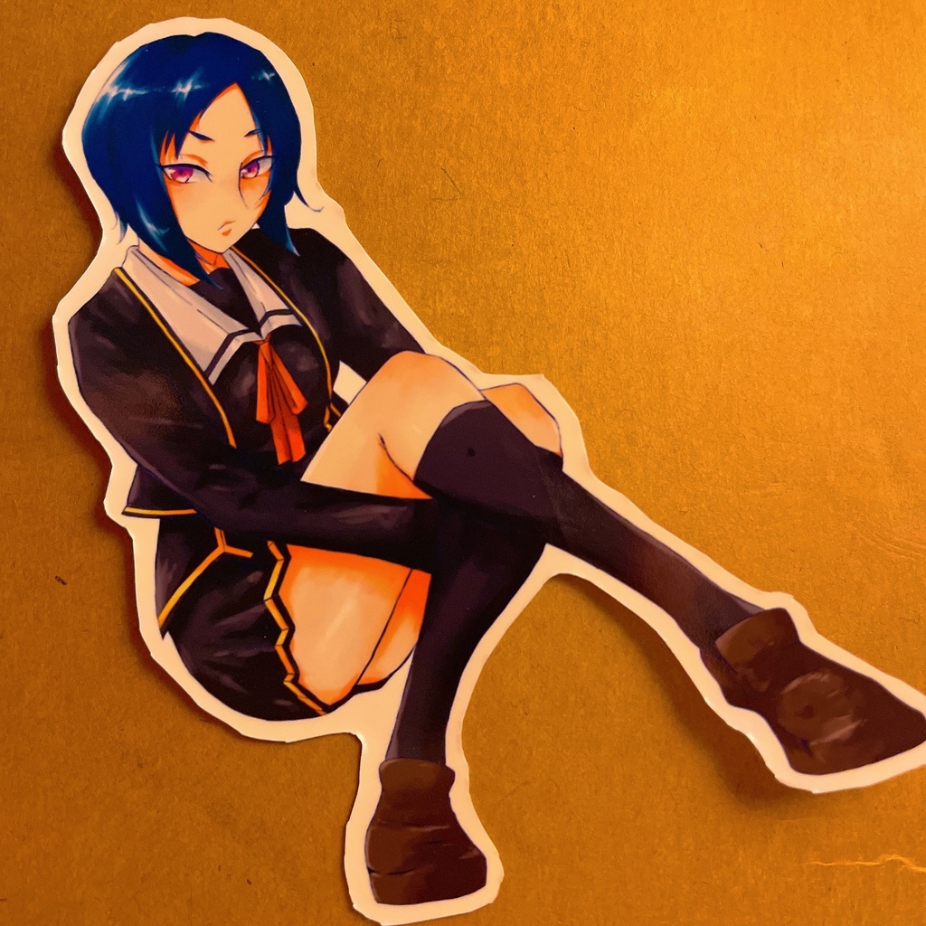 月英学園フレークシールセット Ver.生徒会