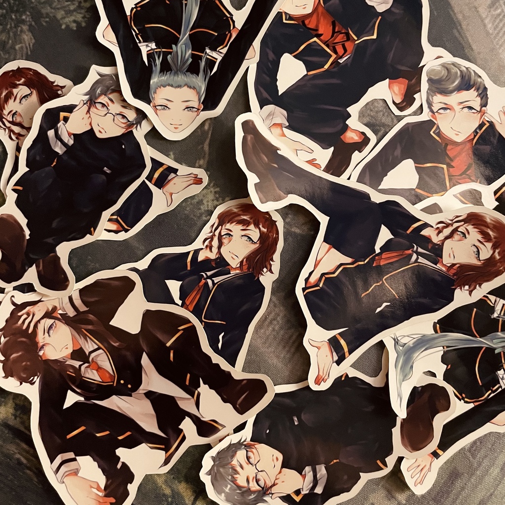 月英学園フレークシールセット Ver.風紀委員