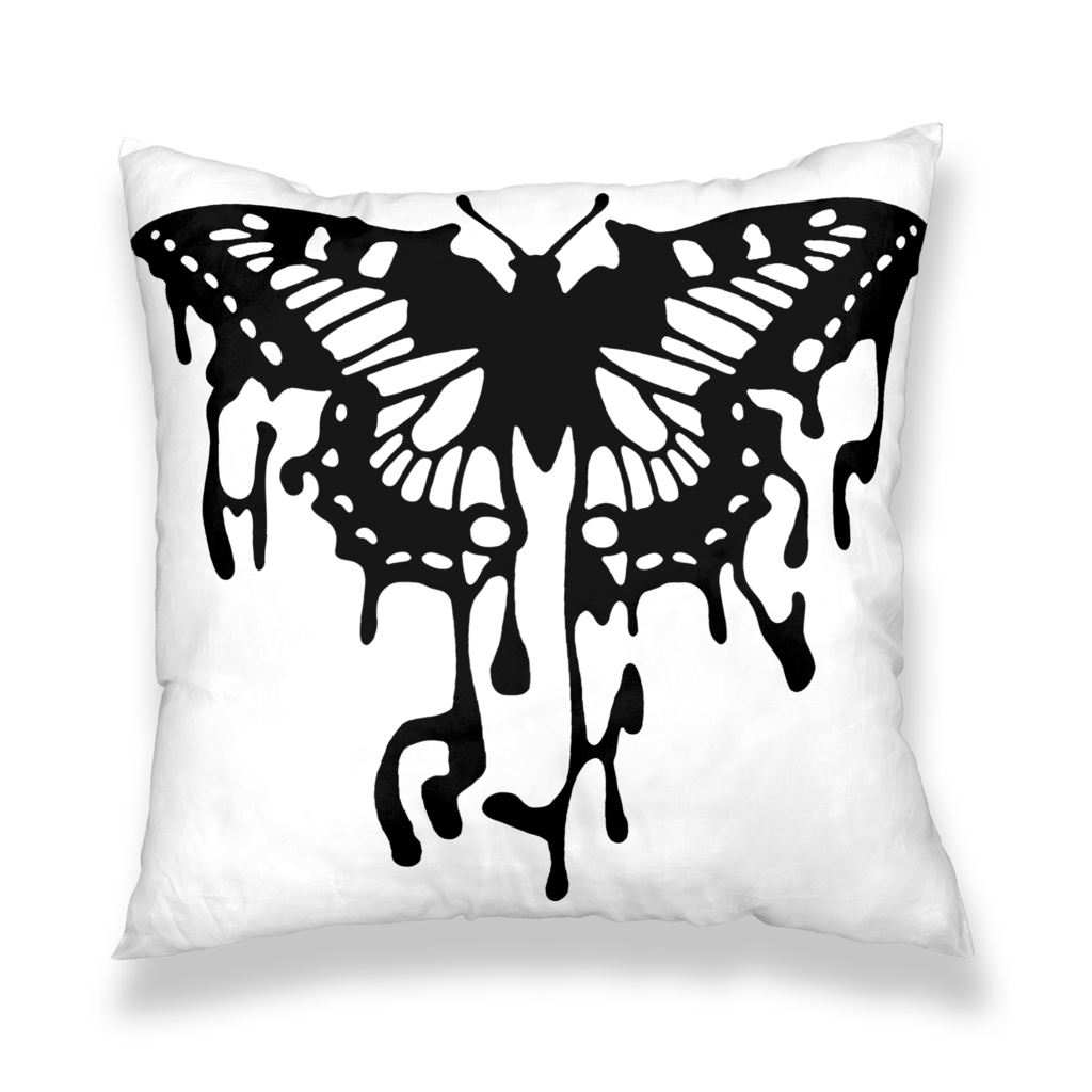 黒蝶クッション