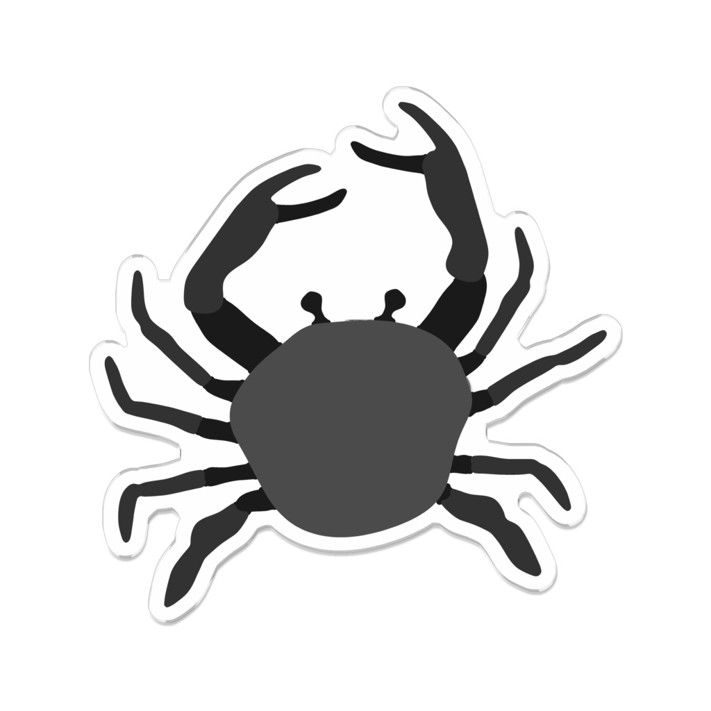 モノクロ蟹