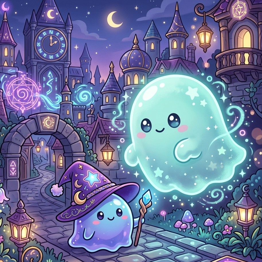 【フリーBGM】Little Wizard and the Giant Ghost