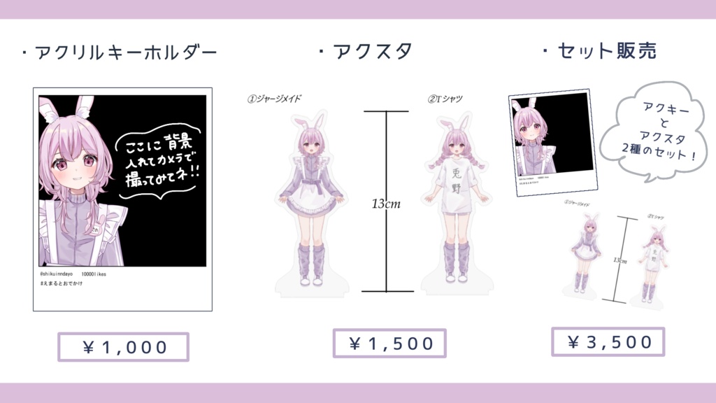 兎野えまる新衣装グッズ
