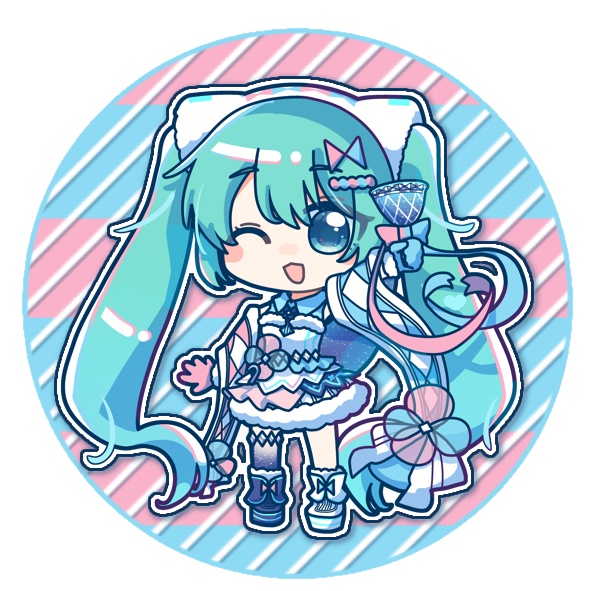 初音ミク マジカルミライ2020 WinterFestival ver. ステッカー