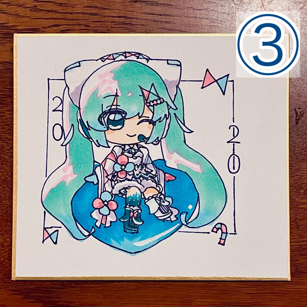 初音ミク マジカルミライ2020 WinterFestival ver. 色紙