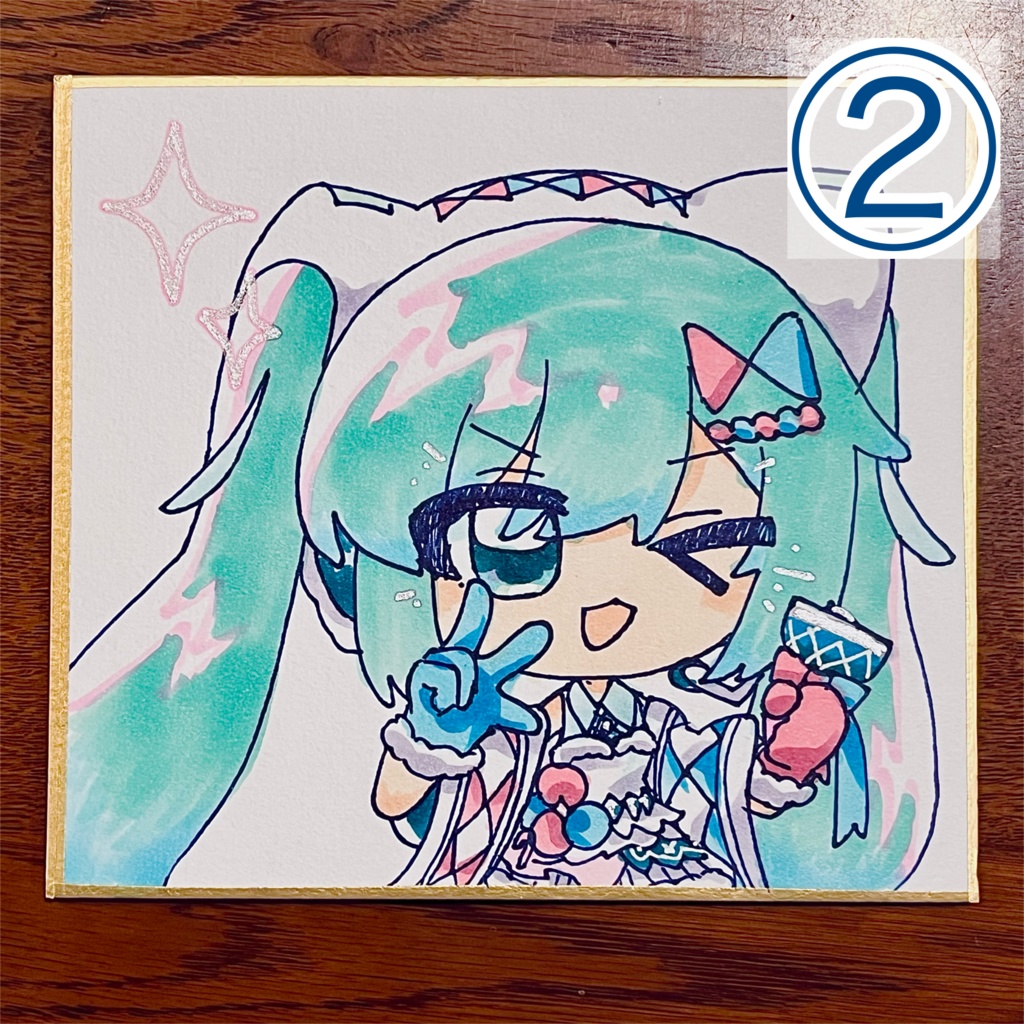 初音ミク マジカルミライ2020 WinterFestival ver. 色紙