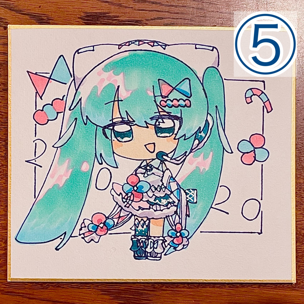 初音ミク マジカルミライ2020 WinterFestival ver. 色紙