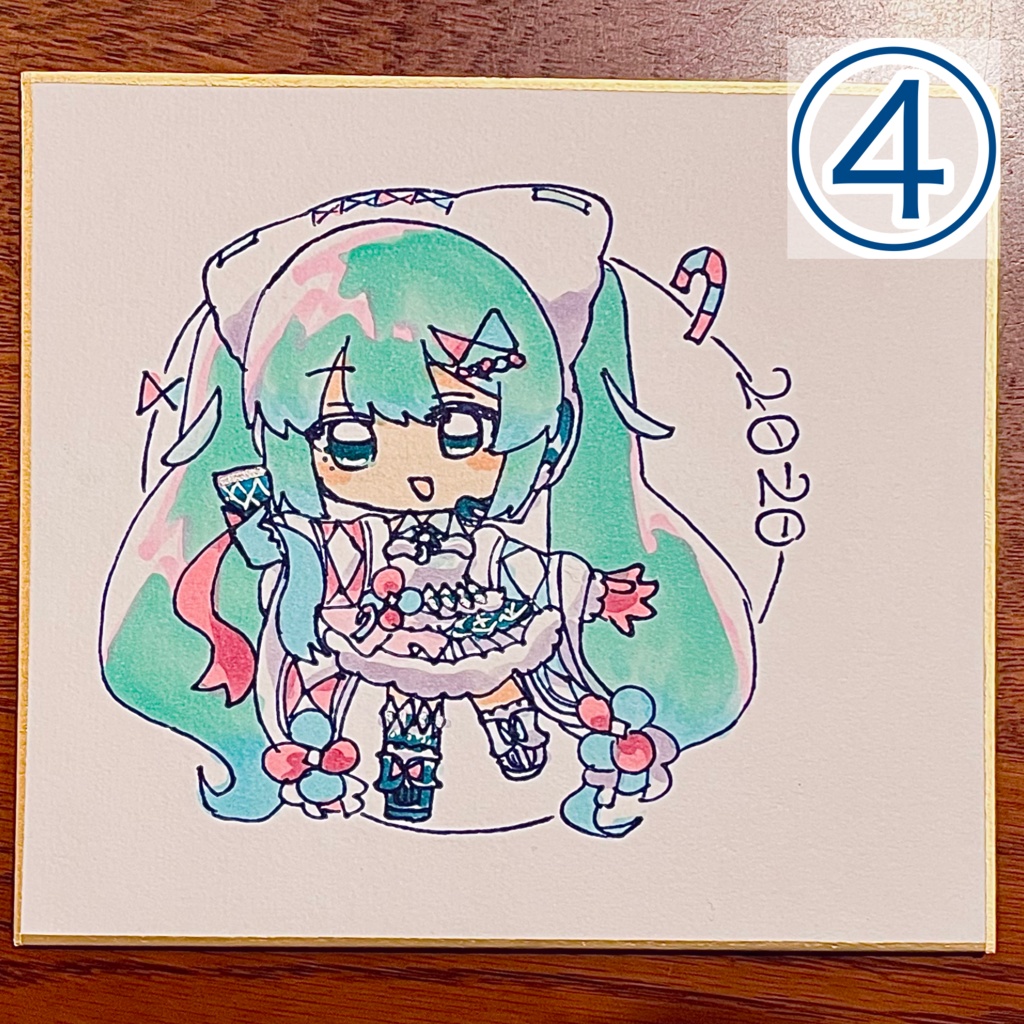 初音ミク マジカルミライ2020 WinterFestival ver. 色紙