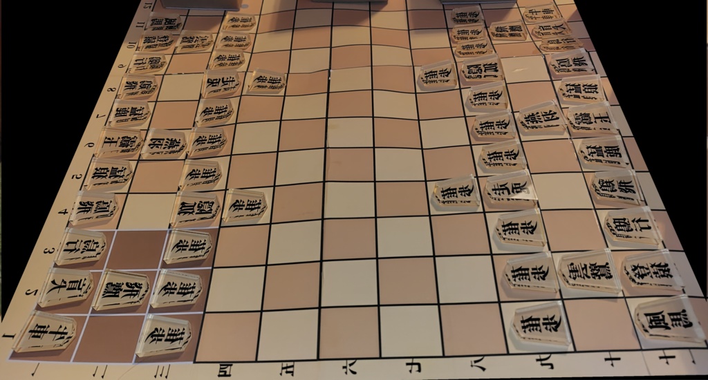 【アクリル将棋駒】和将棋