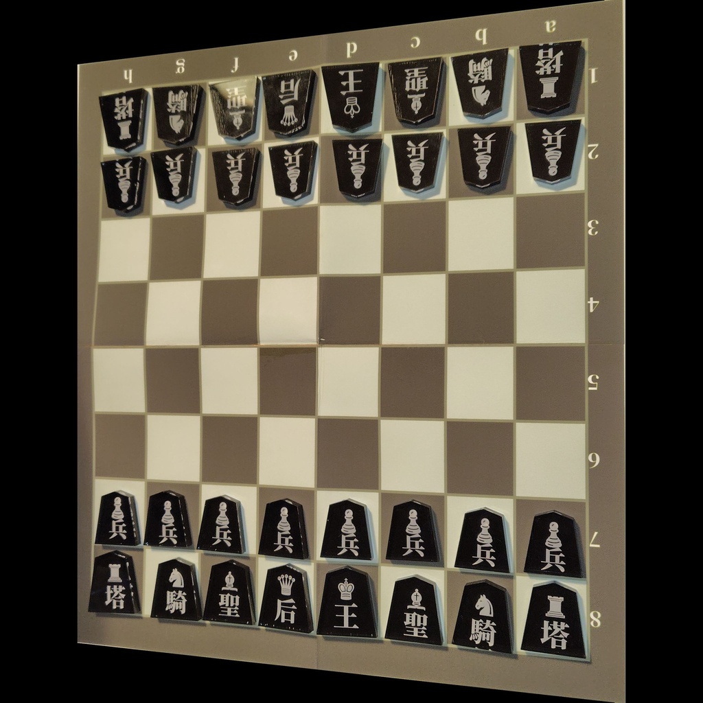 【アクリル将棋駒】チェス