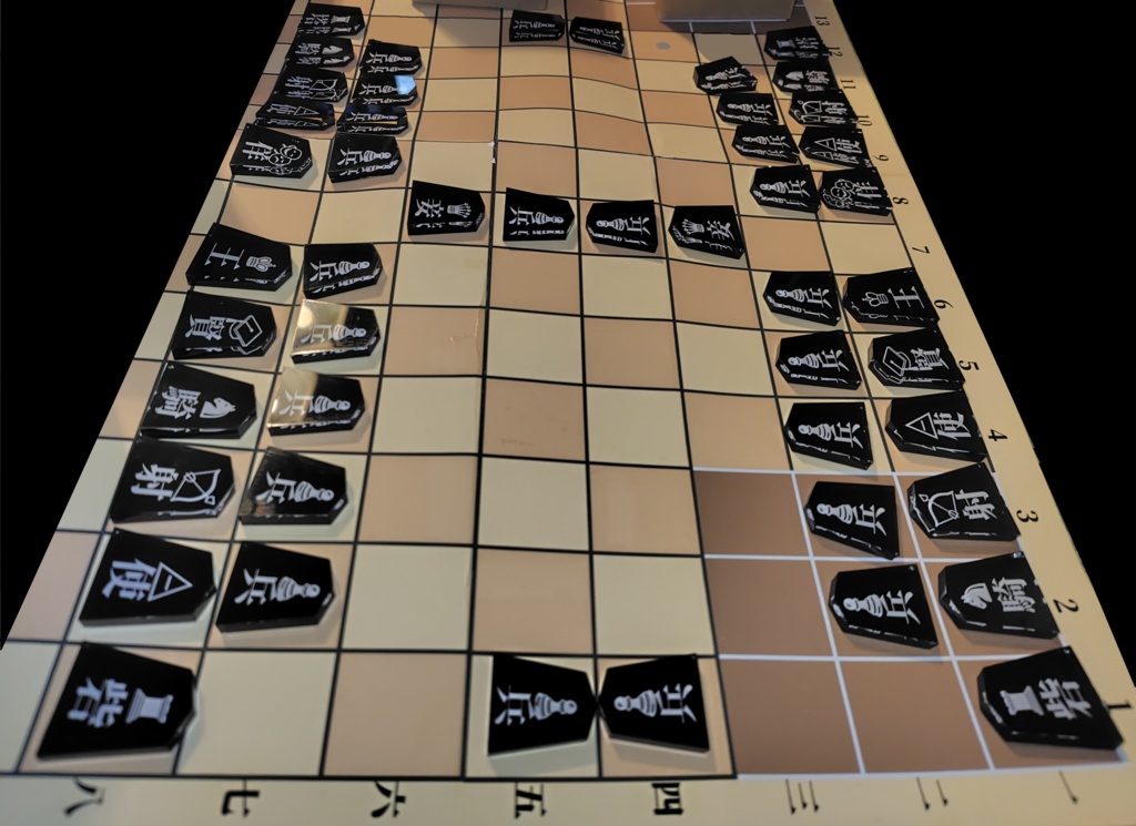 【アクリル将棋駒】クーリエチェス