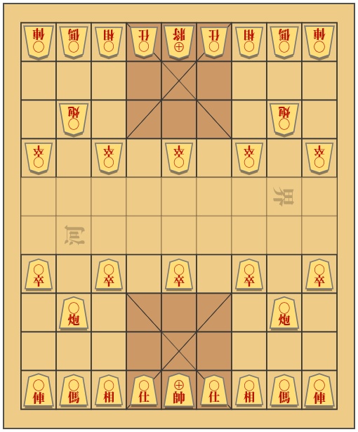 【アクリル将棋駒】シャンチー