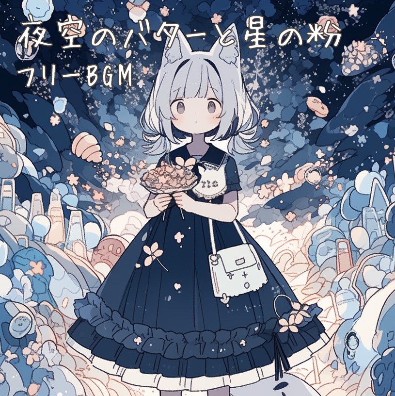 【フリーBGM】夜空のバターと星の粉～星屑の下で眠るピアノ曲～【作業用・睡眠用・読書用】