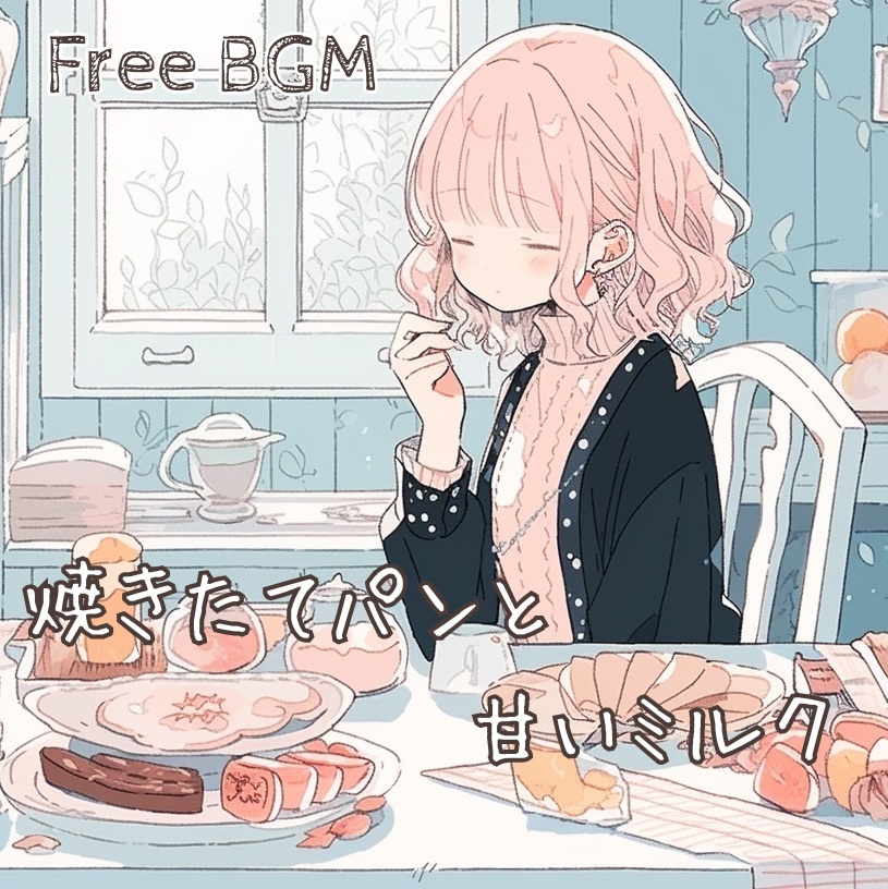 【フリーBGM】焼きたてパンと甘いミルク～気分が明るくなる可愛いピアノ曲～【作業用・勉強用・配信用】
