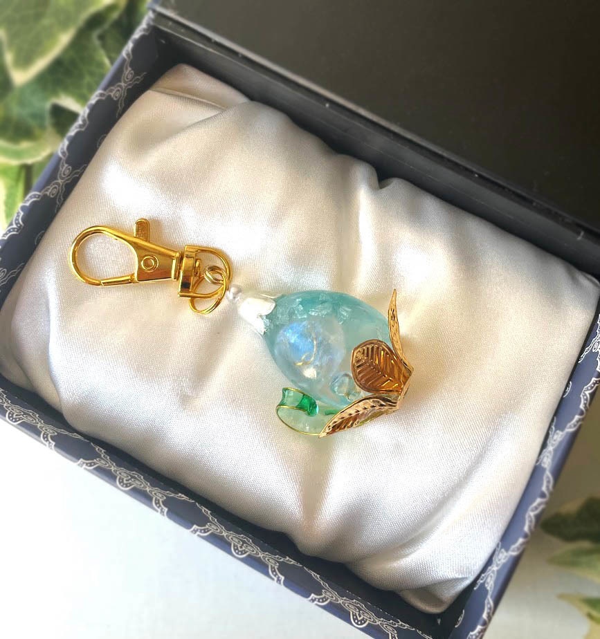 精霊の卵キーホルダー★青