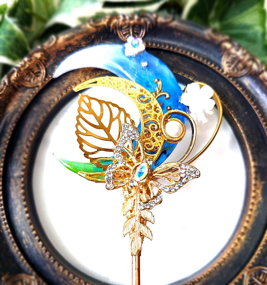 月華の杖★ブルー(送料込み)