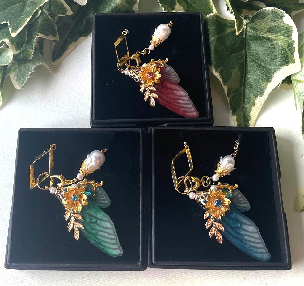 妖精の守り飾り★ブルー(送料込み)