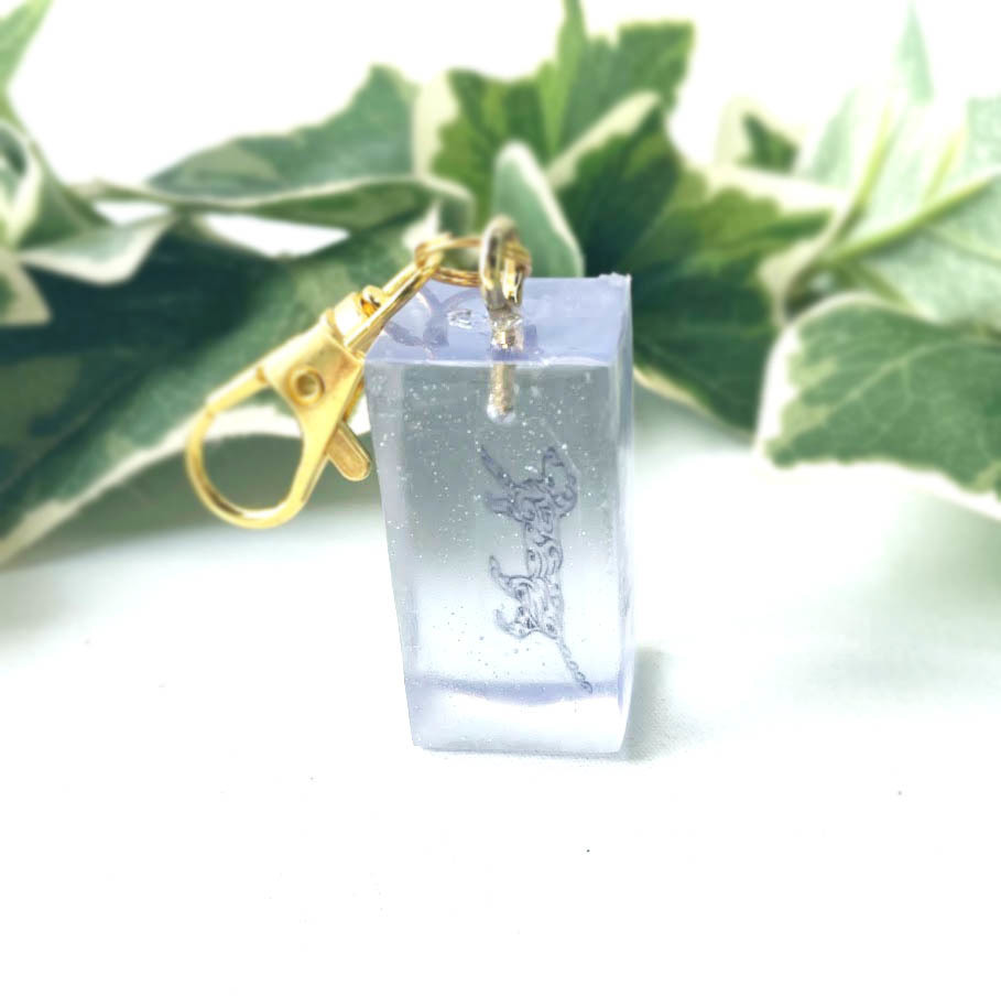 ★コラボ商品★VRChatアバタータトゥーデザインのレジンキーホルダー★ニャンコ