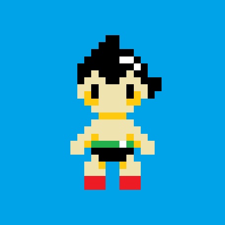 アトム(A)缶バッジ