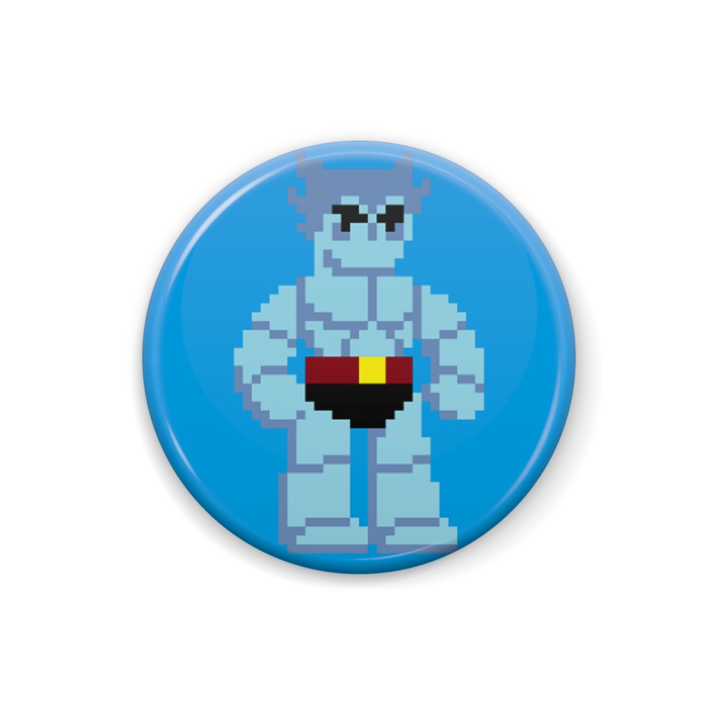 ガロン缶バッジ