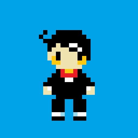 ケン一缶バッジ