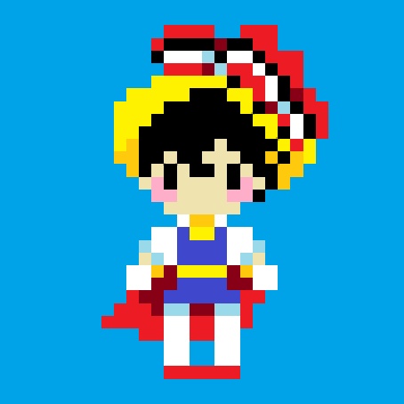 サファイア缶バッジ