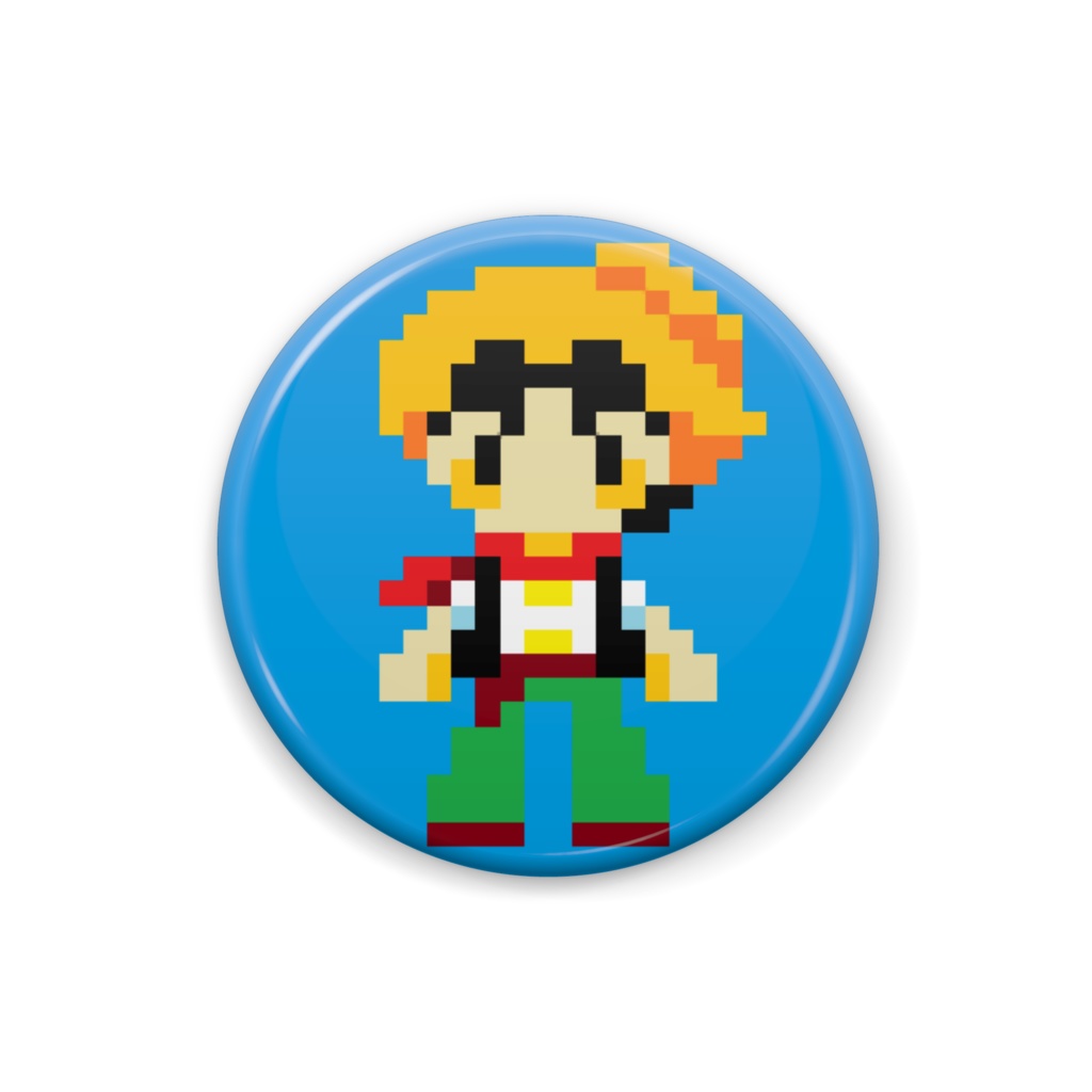 サボテン缶バッジ