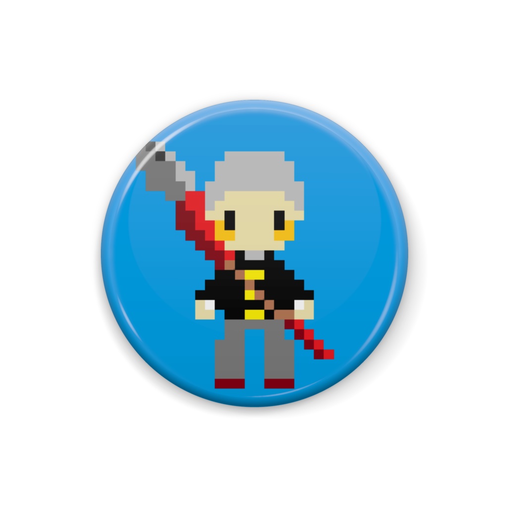 佐々木小次郎缶バッジ