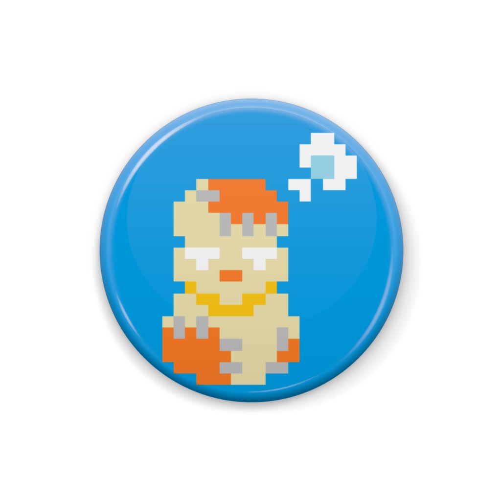 ヒョウタンツギ缶バッジ