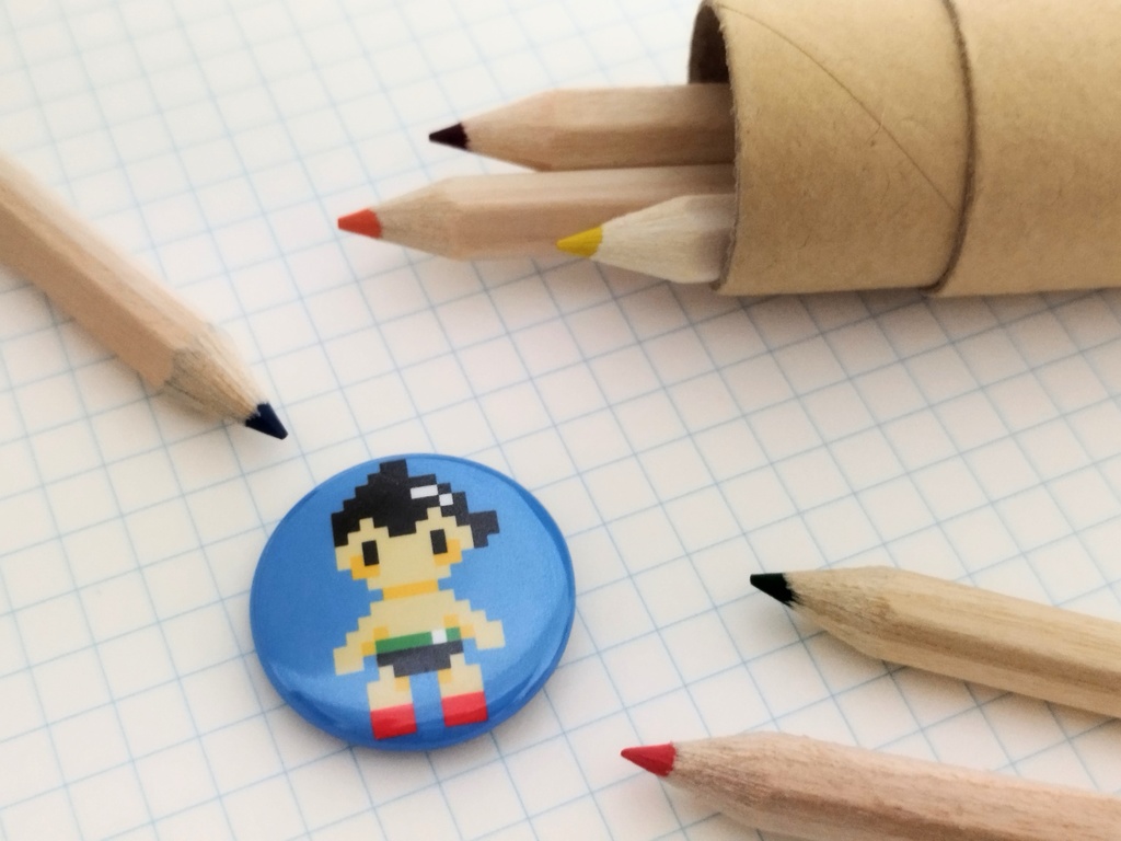 ロック(メトロポリス)缶バッジ