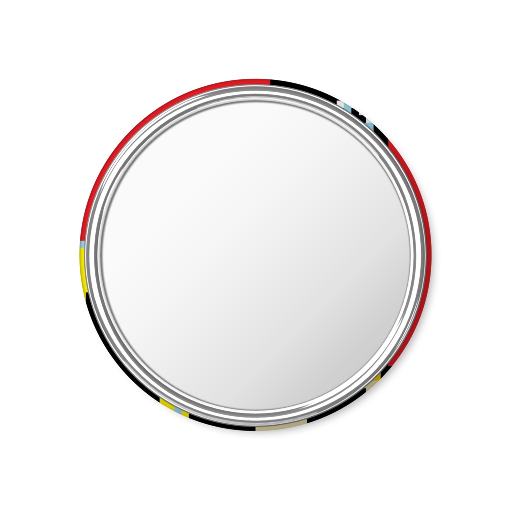 孔雀貝缶ミラー